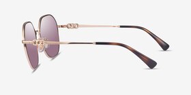 Vogue Eyewear VO4318SB Or rose Métal Soleil de Lunette de vue d'EyeBuyDirect, Vue de Côté