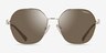 Vogue Eyewear VO4318SB Gold MetalSunglass Frames from EyeBuyDirect, Front View