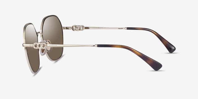 Vogue Eyewear VO4318SB Gold MetalSunglass Frames from EyeBuyDirect, Side View