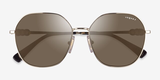 Vogue Eyewear VO4318SB Gold MetalSunglass Frames from EyeBuyDirect, Closed View