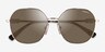 Vogue Eyewear VO4318SB Gold MetalSunglass Frames from EyeBuyDirect, Closed View