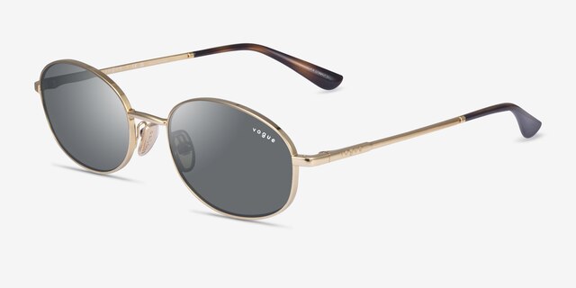 Vogue Eyewear VO4323S Gold MetalSunglass Frames from EyeBuyDirect, Angle View