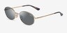 Vogue Eyewear VO4323S Gold MetalSunglass Frames from EyeBuyDirect, Angle View