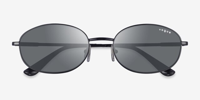 Vogue Eyewear VO4323S Black MetalSunglass Frames from EyeBuyDirect, Closed View