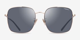 Vogue Eyewear VO4327SD Doré Métal Soleil de Lunette de vue d'EyeBuyDirect, Vue de Face