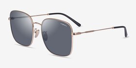 Vogue Eyewear VO4327SD Doré Métal Soleil de Lunette de vue d'EyeBuyDirect, Vue d'Angle