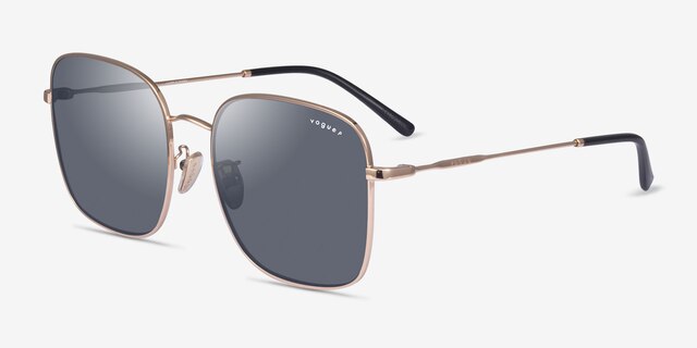 Vogue Eyewear VO4327SD Gold MetalSunglass Frames from EyeBuyDirect, Angle View
