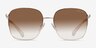 Ralph RA4136 Pale Gold MetalSunglass Frames from EyeBuyDirect, Front View