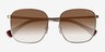 Ralph RA4136 Pale Gold MetalSunglass Frames from EyeBuyDirect, Closed View