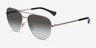 Ralph RA4139 Pale Gold MetalSunglass Frames from EyeBuyDirect, Angle View