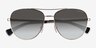 Ralph RA4139 Pale Gold MetalSunglass Frames from EyeBuyDirect, Closed View