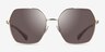 Ralph RA4138 Gold MetalSunglass Frames from EyeBuyDirect, Front View