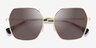 Ralph RA4138 Gold MetalSunglass Frames from EyeBuyDirect, Closed View