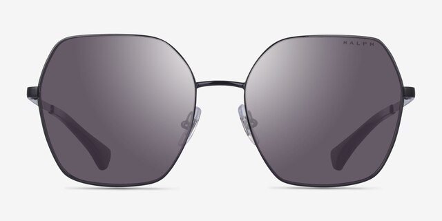 Ralph RA4138 Black MetalSunglass Frames from EyeBuyDirect, Front View