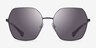 Ralph RA4138 Black MetalSunglass Frames from EyeBuyDirect, Front View