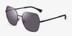 Ralph RA4138 Black MetalSunglass Frames from EyeBuyDirect, Angle View