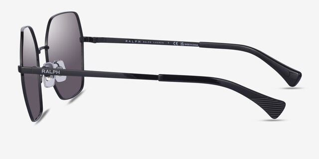 Ralph RA4138 Black MetalSunglass Frames from EyeBuyDirect, Side View