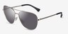 Ralph RA4139 Gold MetalSunglass Frames from EyeBuyDirect, Angle View