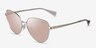 Ralph RA4144 Gold MetalSunglass Frames from EyeBuyDirect, Angle View