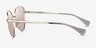 Ralph RA4144 Gold MetalSunglass Frames from EyeBuyDirect, Side View
