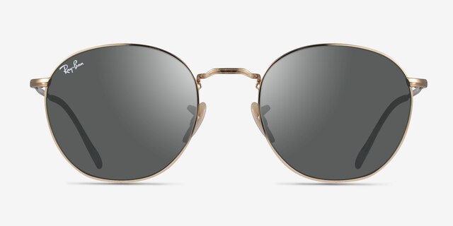 Ray-Ban RB3772 Rob Gold MetalSunglass Frames from EyeBuyDirect, Front View