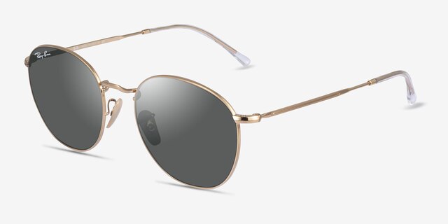 Ray-Ban RB3772 Rob Gold MetalSunglass Frames from EyeBuyDirect, Angle View
