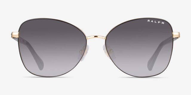 Ralph RA4147 Black Gold MétalSoleil de Lunette de vue d'EyeBuyDirect, Vue de Face