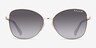 Ralph RA4147 Black Gold MétalSoleil de Lunette de vue d'EyeBuyDirect, Vue de Face
