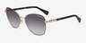 Ralph RA4147 Black Gold MétalSoleil de Lunette de vue d'EyeBuyDirect, Vue d'Angle