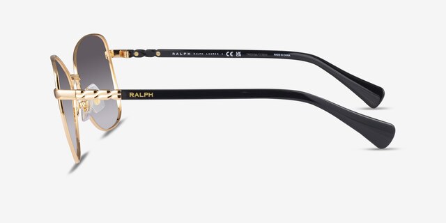 Ralph RA4147 Black Gold MétalSoleil de Lunette de vue d'EyeBuyDirect, Vue de Côté