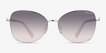 Ralph RA4147 Silver MetalSunglass Frames from EyeBuyDirect, Front View