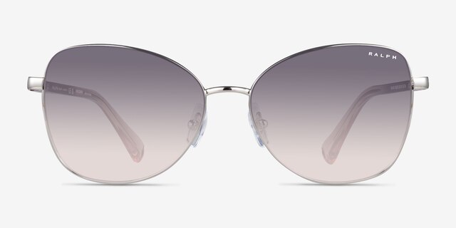 Ralph RA4147 Silver MetalSunglass Frames from EyeBuyDirect, Front View