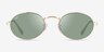 Ray-Ban RB3547 Gold MetalSunglass Frames from EyeBuyDirect, Front View