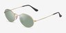 Ray-Ban RB3547 Gold MetalSunglass Frames from EyeBuyDirect, Angle View