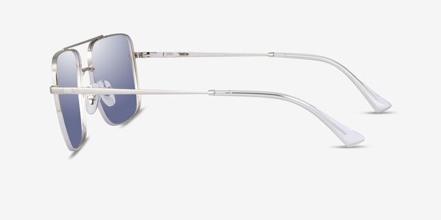 Ray-Ban RB3758 Silver MetalSunglass Frames from EyeBuyDirect, Side View
