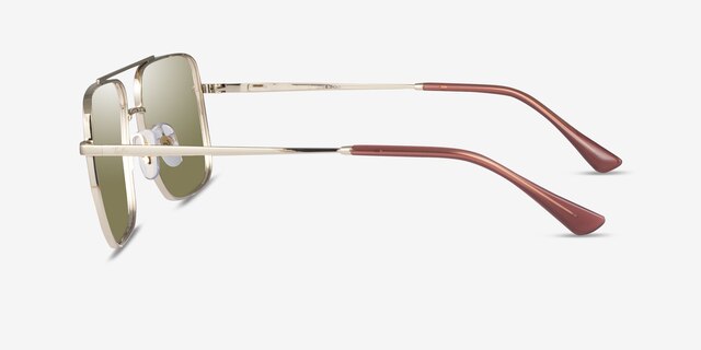 Ray-Ban RB3758 Doré MétalSoleil de Lunette de vue d'EyeBuyDirect, Vue de Côté