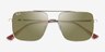 Ray-Ban RB3758 Doré MétalSoleil de Lunette de vue d'EyeBuyDirect, Vue Rapprochée