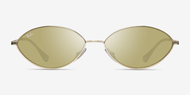 Ray-Ban RB3757 Gold MetalSunglass Frames from EyeBuyDirect, Front View