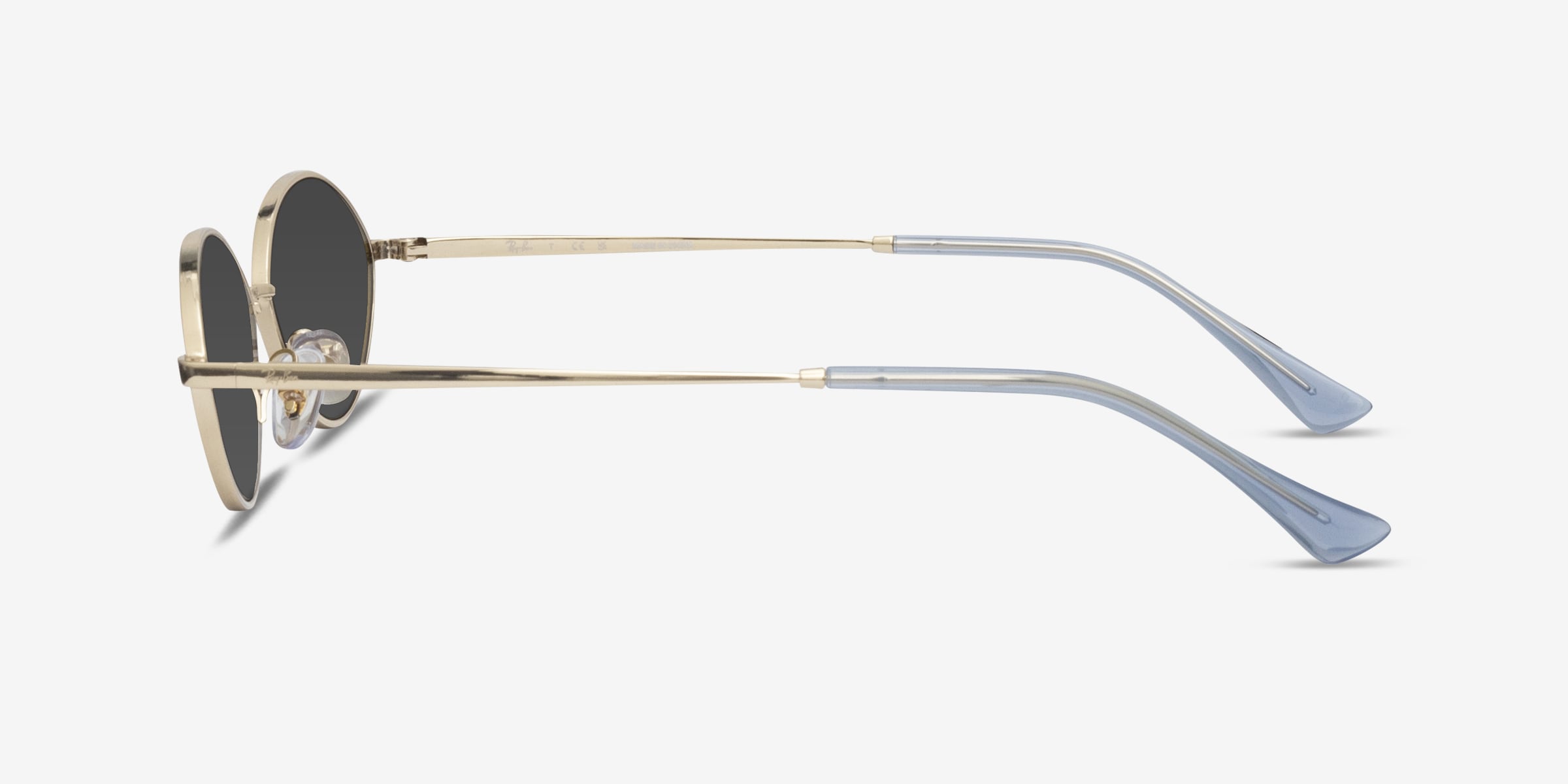 Ray-Ban RB3757 - Oval Silver Frame Prescription Sunglasses