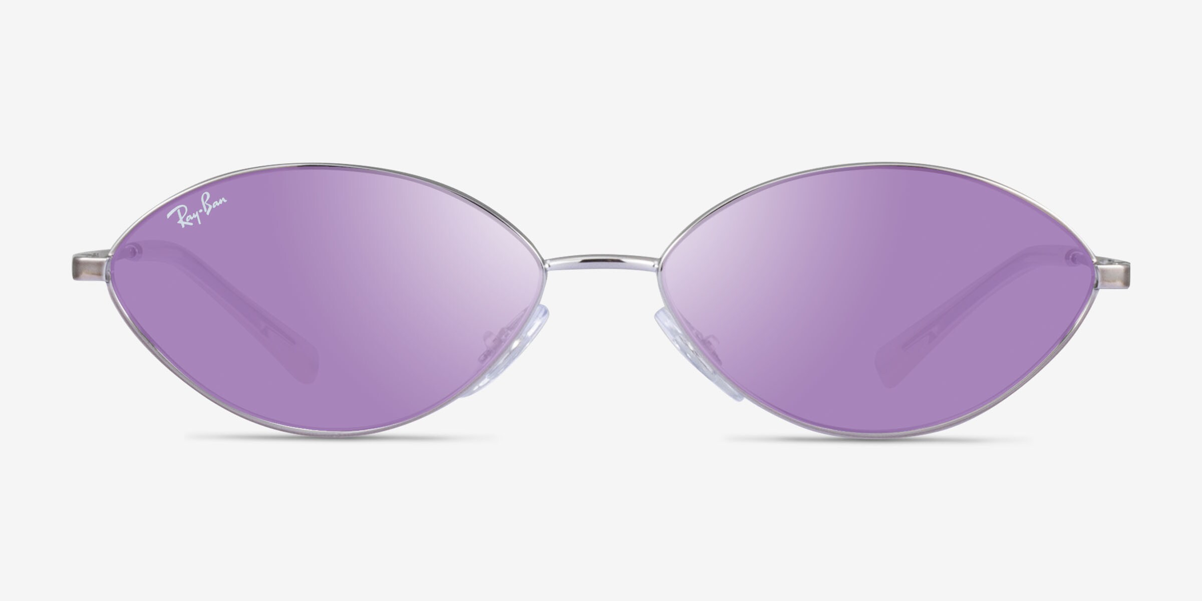 Ray-Ban RB3757 - Oval Silver Frame Prescription Sunglasses