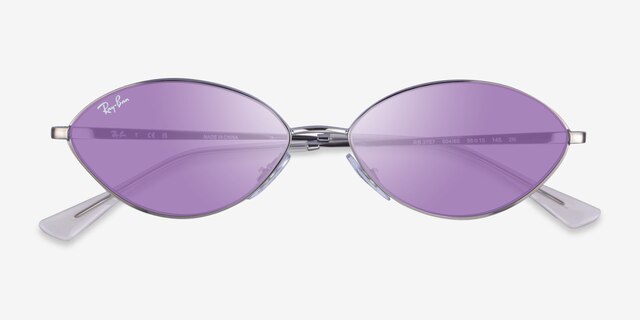 Ray-Ban RB3757 Silver MetalSunglass Frames from EyeBuyDirect, Closed View