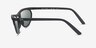 Ray-Ban RB4453 Liteforce Matte Black PlasticSunglass Frames from EyeBuyDirect, Side View