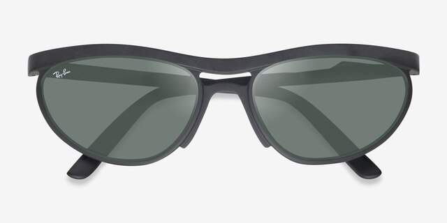 Ray-Ban RB4453 Liteforce Matte Black PlasticSunglass Frames from EyeBuyDirect, Closed View