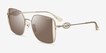 Coach HC7177B CAD72 Shiny Light Gold MetalSunglass Frames from EyeBuyDirect, Angle View