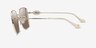 Coach HC7177B Cad72 Shiny Light Gold MetalSunglass Frames from EyeBuyDirect, Side View