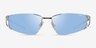 ARNETTE The Junction Silver MetalSunglass Frames from EyeBuyDirect, Front View