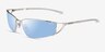 ARNETTE The Junction Silver MetalSunglass Frames from EyeBuyDirect, Angle View