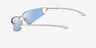 ARNETTE The Junction Silver MetalSunglass Frames from EyeBuyDirect, Side View