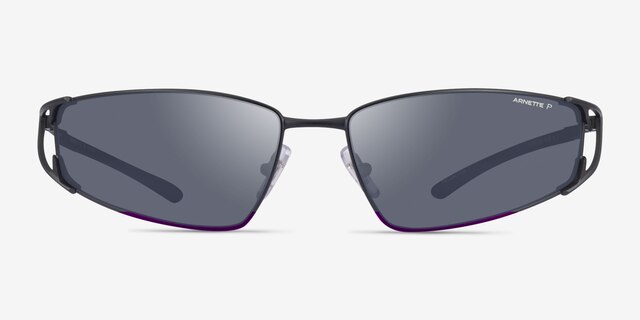 ARNETTE The Junction Black MetalSunglass Frames from EyeBuyDirect, Front View