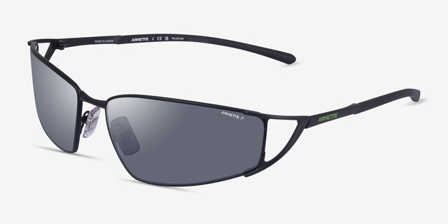 ARNETTE The Junction Black MetalSunglass Frames from EyeBuyDirect, Angle View